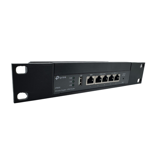 TP-Link Omada ER605 10" 1U Rack Mount Kit