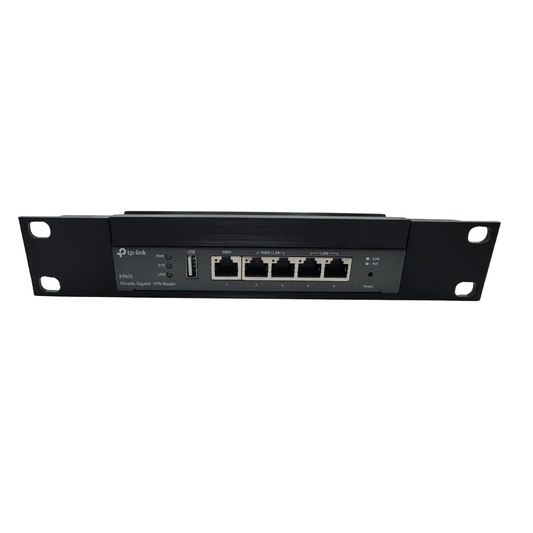 TP-Link Omada ER605 10" 1U Rack Mount Kit